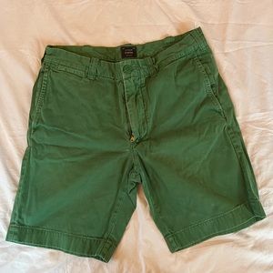 J Crew Stanton Shorts in Green